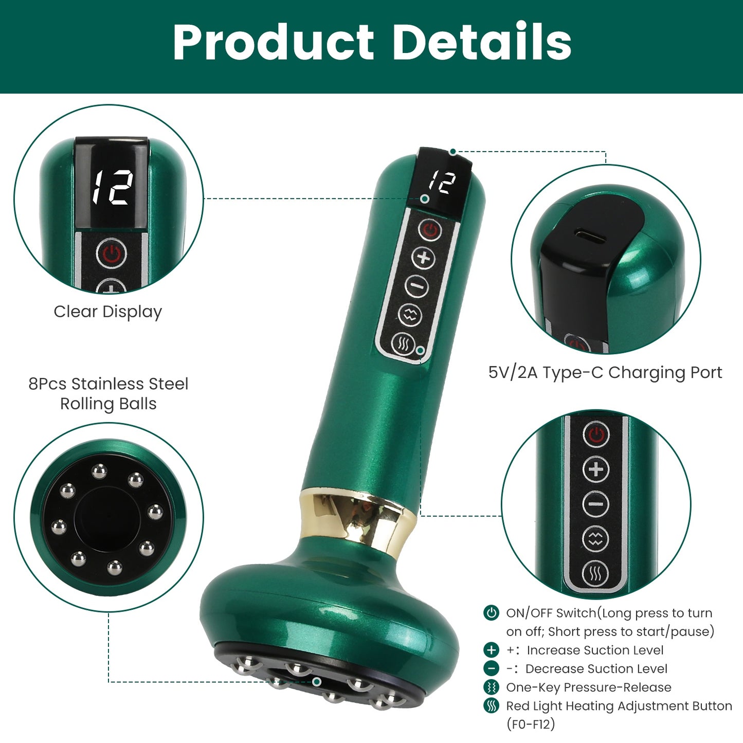 **Highstor™ Portable Electric EMS Neck Massager Patch